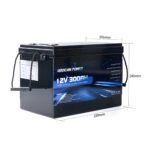 Docan 12.8V 300Ah LiFePO4 Battery Pack – 3840Wh Solar Battery with 200A BMS - Image 2