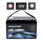 Docan 12V 100Ah LiFePO4 Battery Pack – 1280Wh, Bluetooth BMS