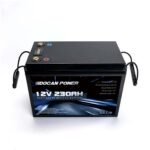 Docan 12V 230Ah Solar LiFePO4 Battery Pack with Bluetooth BMS & LCD Display