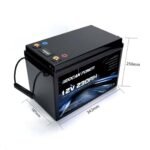 Docan 12V 230Ah Solar LiFePO4 Battery Pack with Bluetooth BMS & LCD Display - Image 3